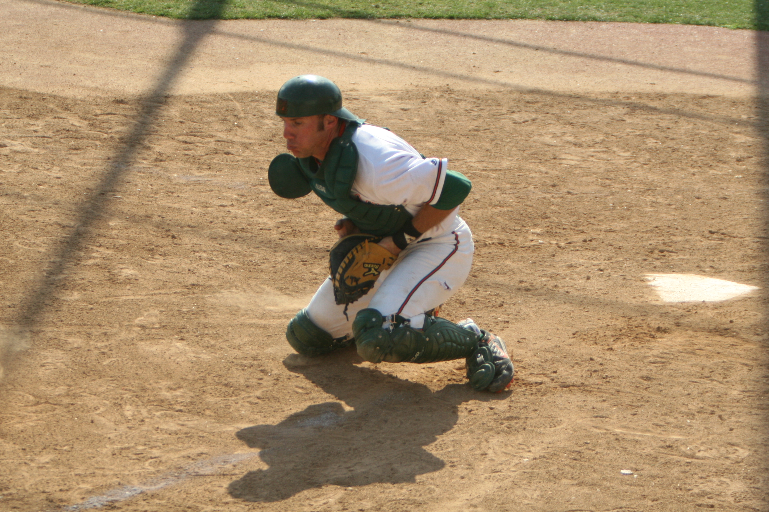 Senior catcher Mike Surina (Tracy Maple photo)