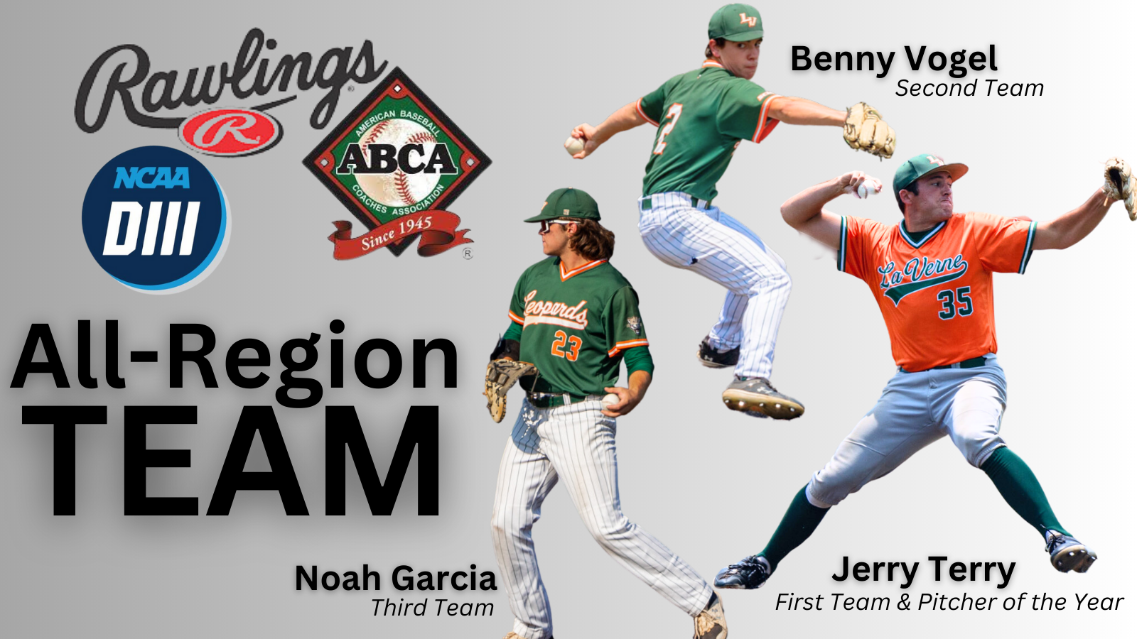 3 Named to 2023 ABCA/Rawlings NCAA D3 All-Region team