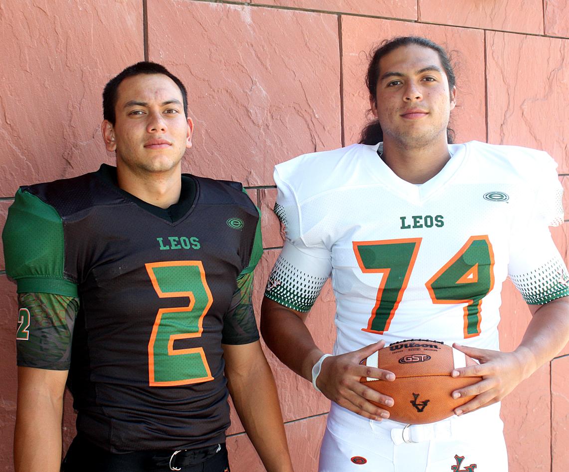 Seniors Cedric Ho (left) and Kaiea Medeiros lead the new-look Leopards into the season opener Saturday at Azusa Pacific