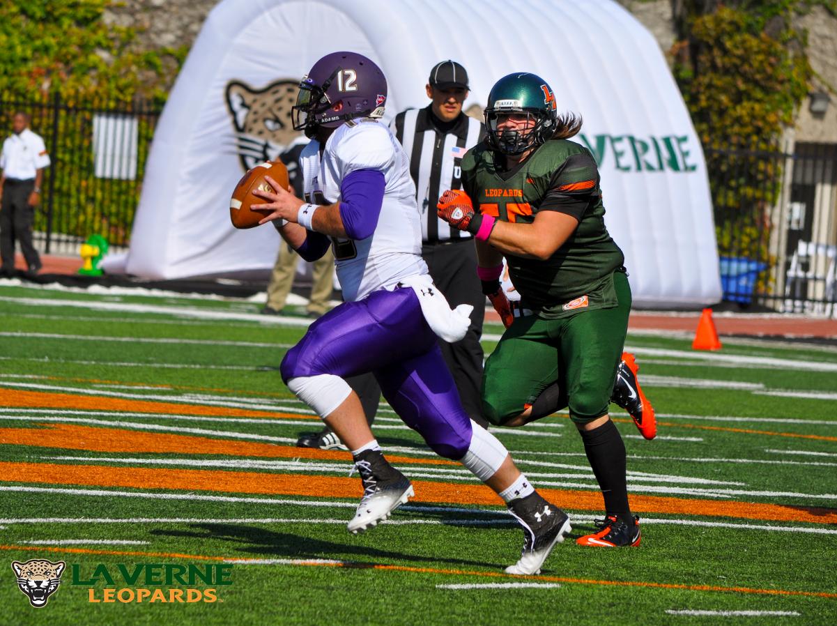 Leopards cruise to homecoming football victory over Whittier