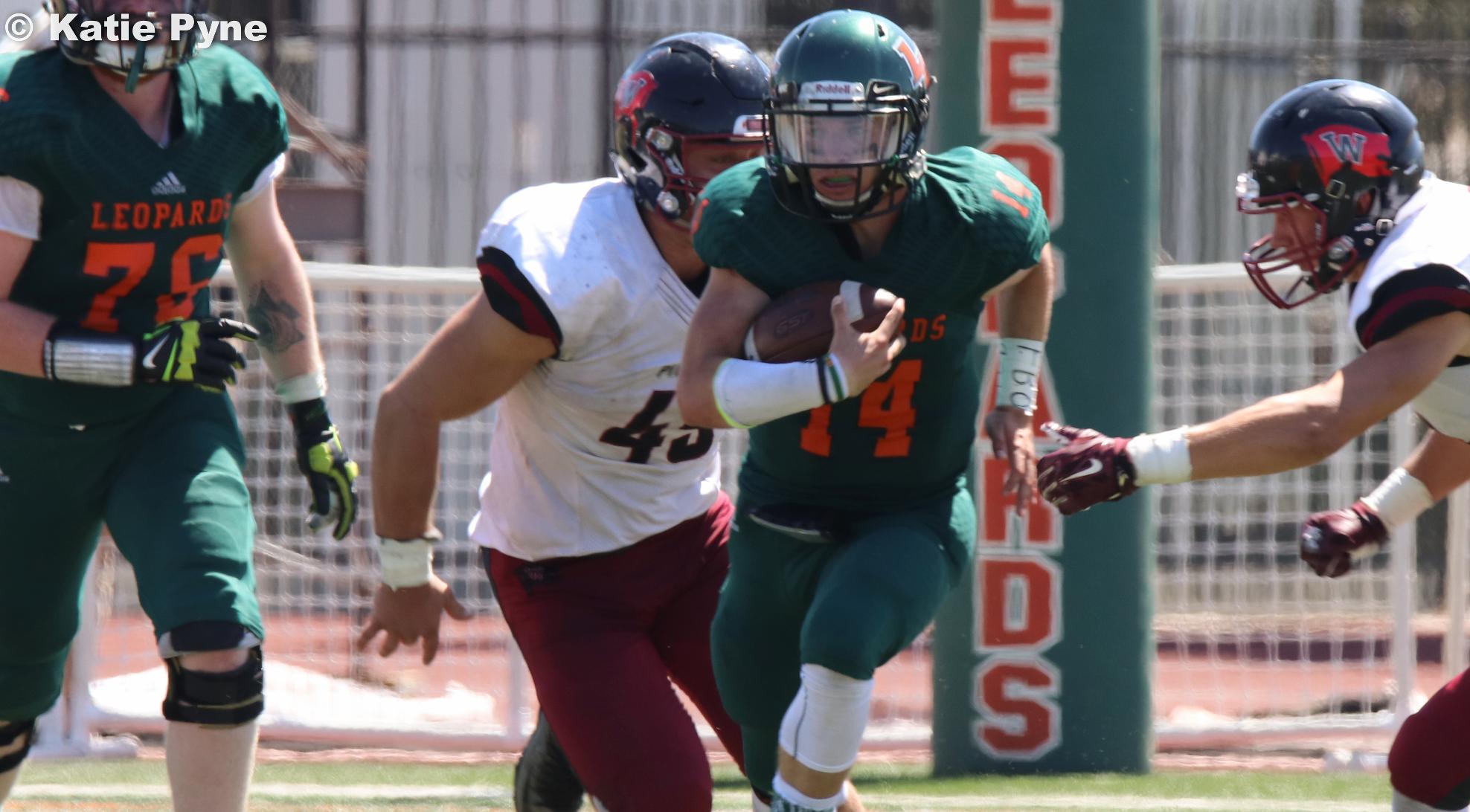 Football drops to Whitworth in shootout, 48-42
