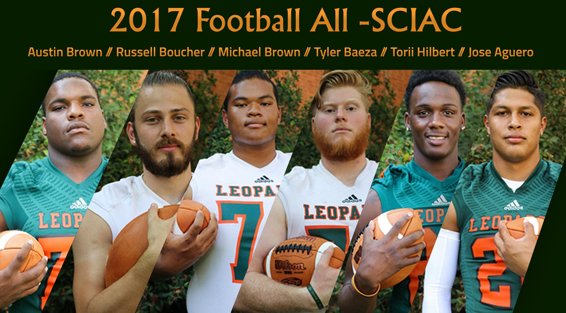 Football lands six on All-SCIAC team