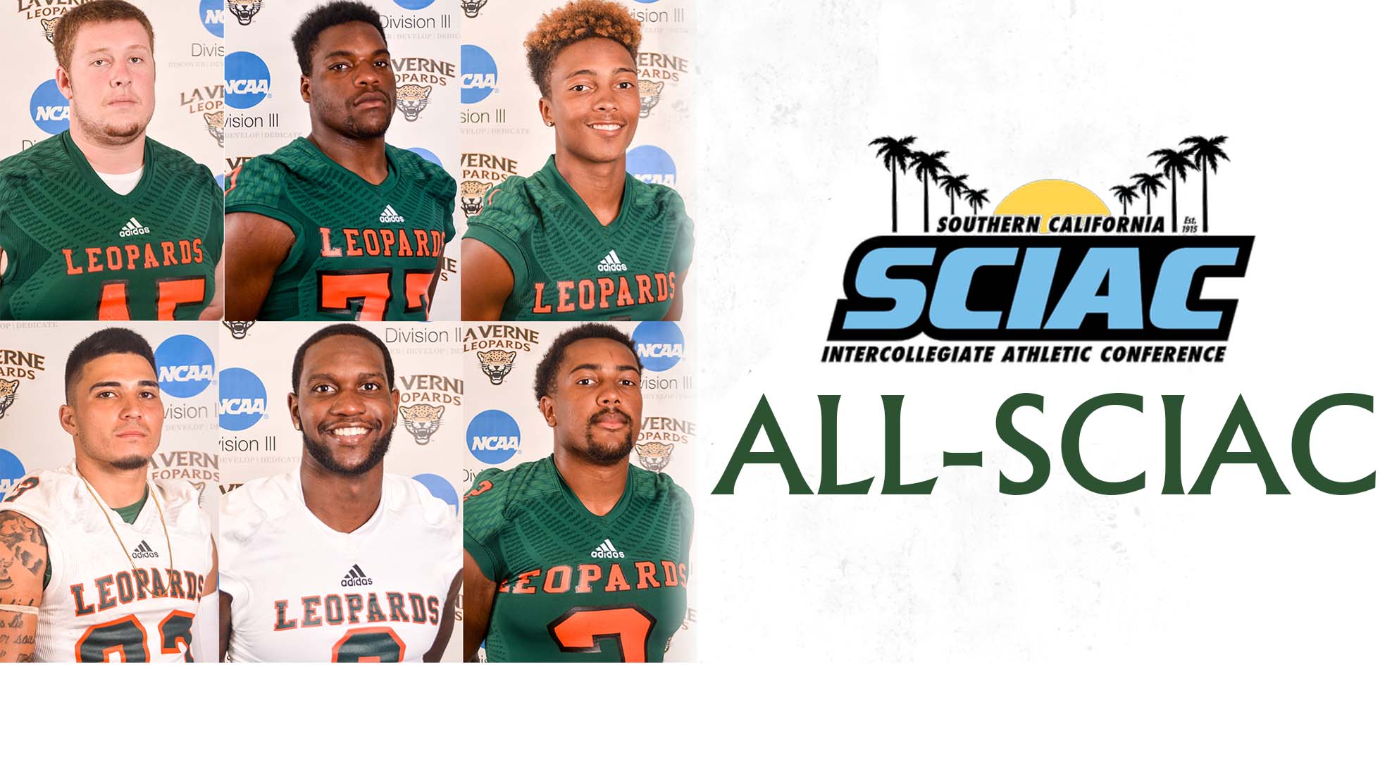 Football places six on All-SCIAC list