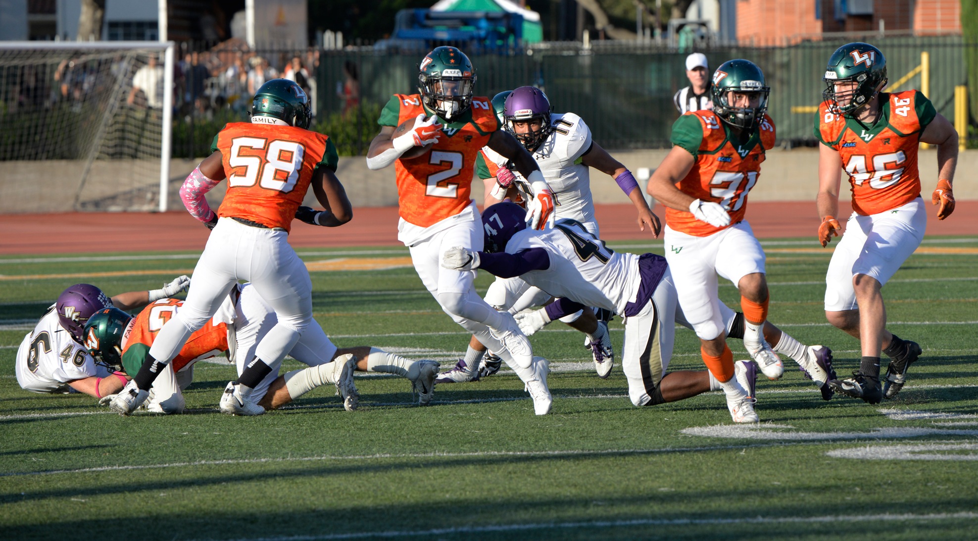 Leopards Dominate Whittier on Homecoming
