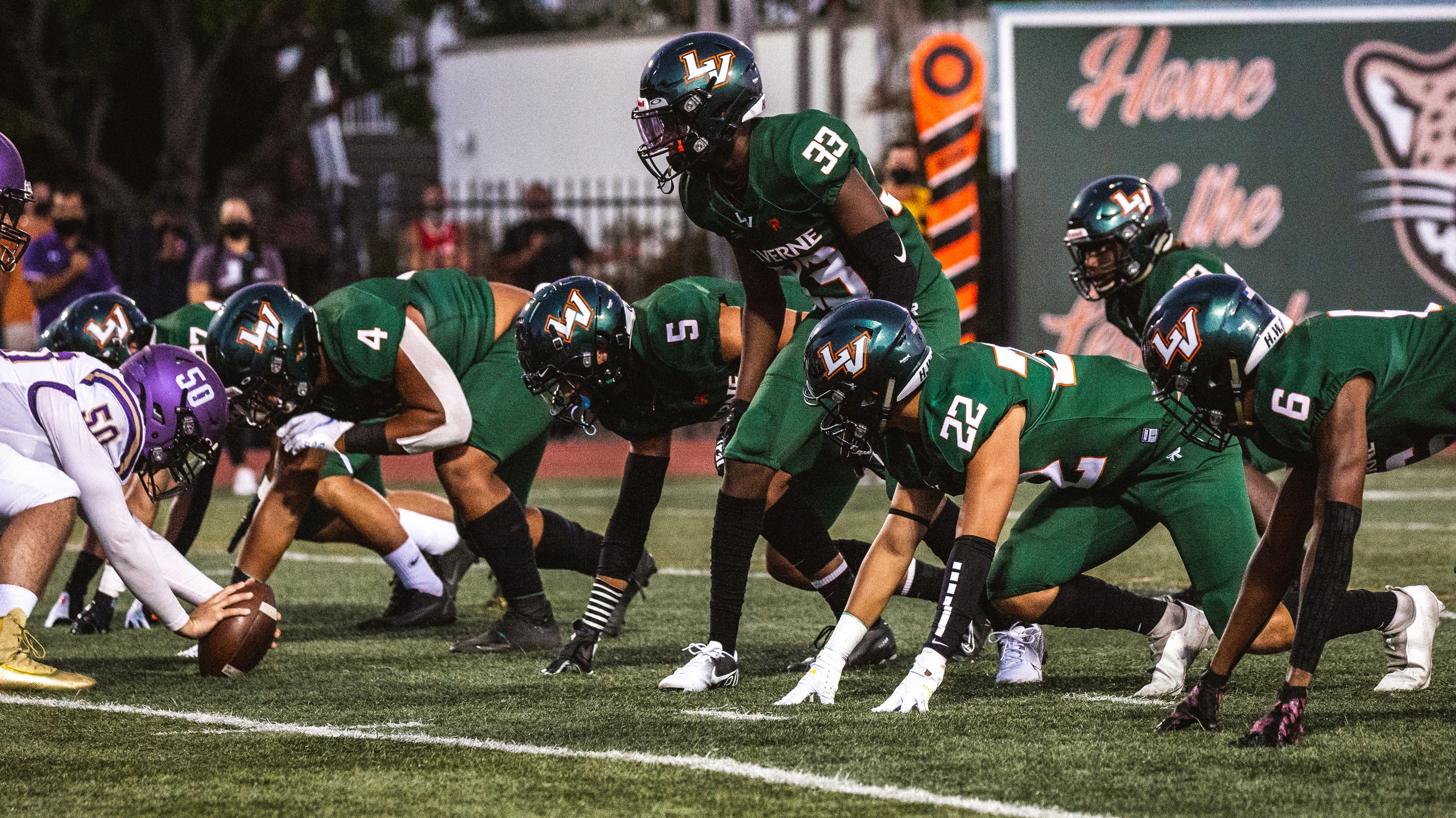 Football Faces No. 18 Chapman University in Measuring Stick Game