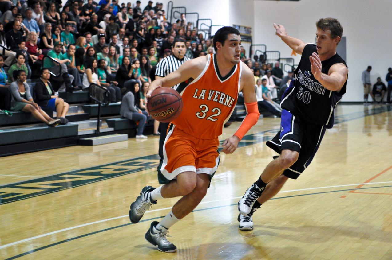 Tyler Hoyt posted a double-double of 16 points and 10 rebounds against the Kingsmen