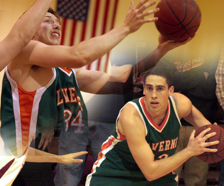 Austin Napolitano (left) and Trevor Woodland ranked in the Top 10 in scoring among SCIAC leaders