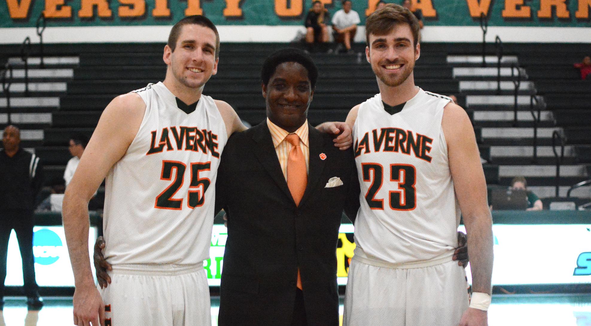 Men's Basketball falls to Redlands on Senior Day