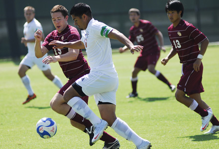 Senior Ruben Trujillo scored the Leopards' lone goal against the Sagehens (Kelly Rivas photo)