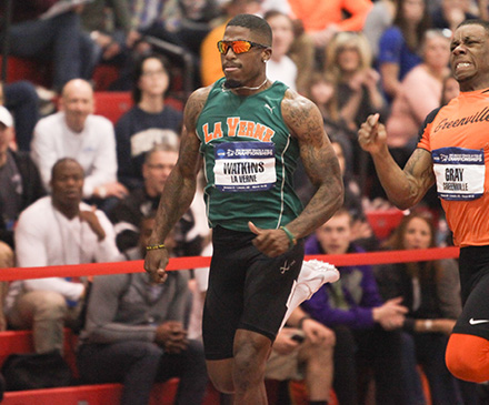 Watkins Earns All-America Honors at Indoor Nationals