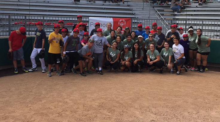 Softball hosts Special Olympics softball clinic