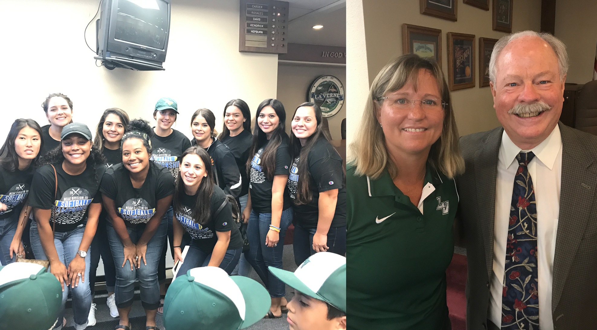 La Verne Softball honored at City Hall