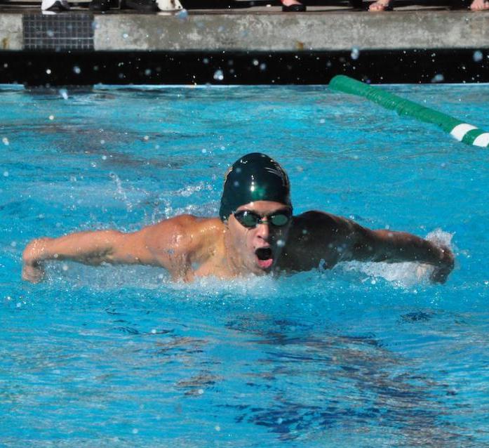 Leopards Swim To Success In SCIAC Tri-Meet