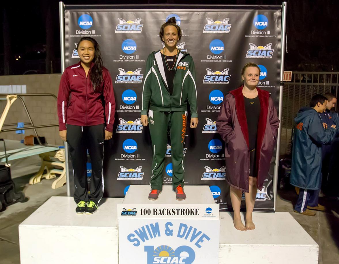 Lovrensky is undisputed SCIAC backstroke champion