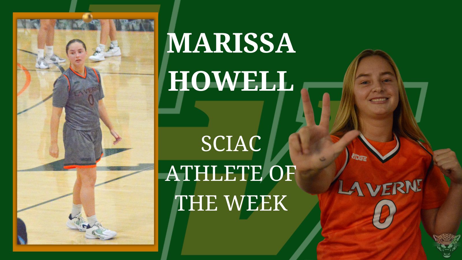 Marissa Howell Named SCIAC Offensive Athlete Of The Week