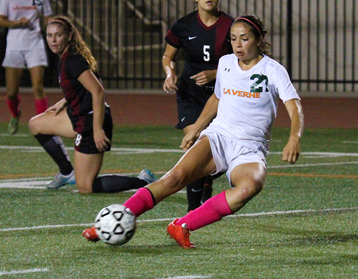 Hernandez double powers Women&rsquo;s Soccer past Chapman