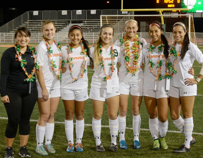 Toneck scores on Senior Night