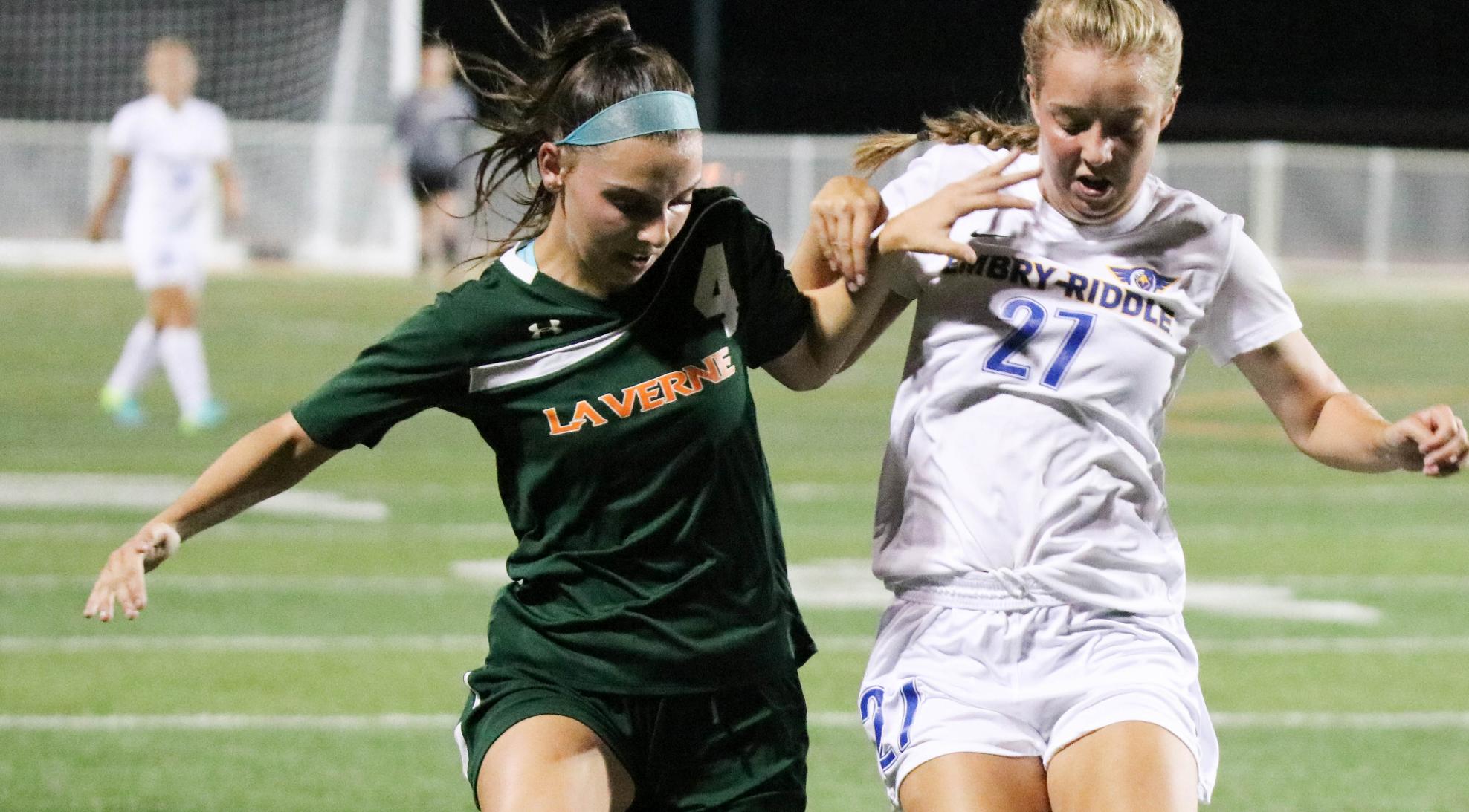 Women's soccer falls to Embry-Riddle (AZ), 1-0