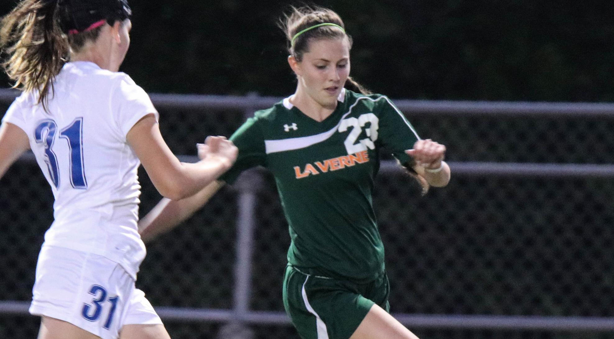 Women's Soccer tops Whittier, 2-1