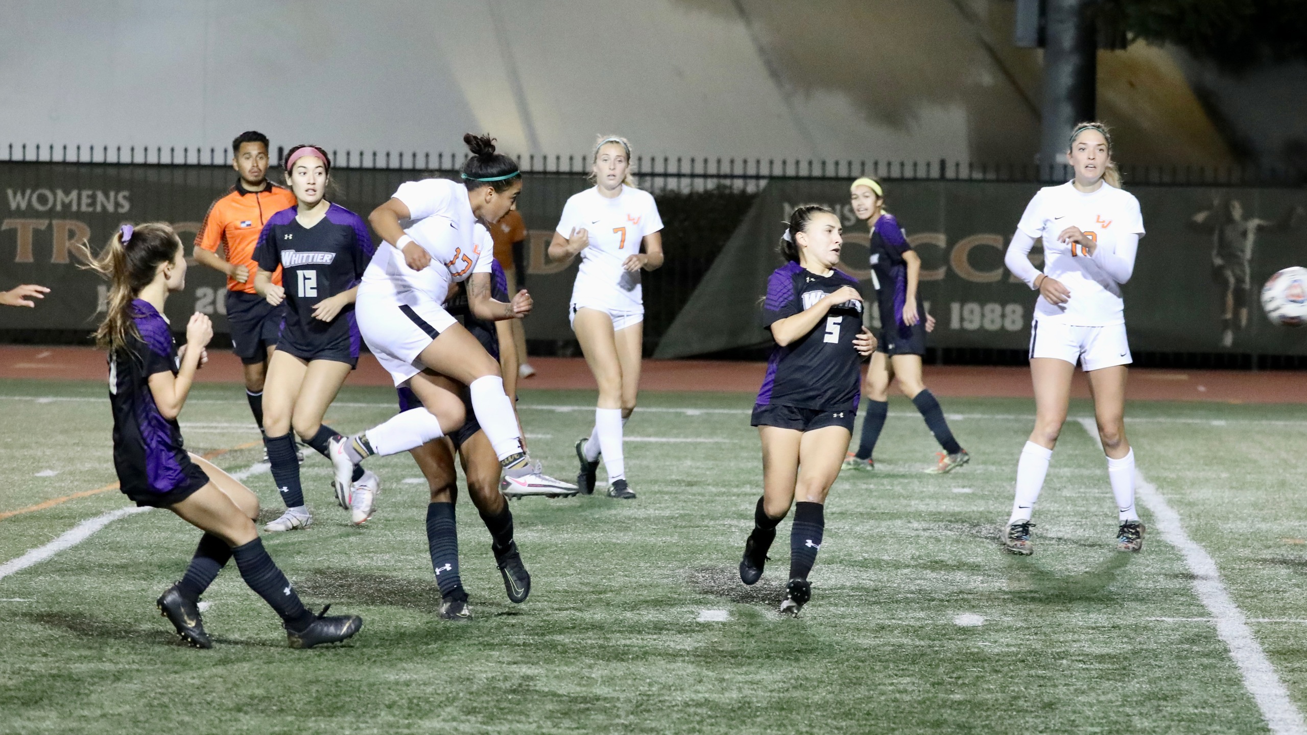 Vanessa Plascensia scores the game-winner on Senior Night.